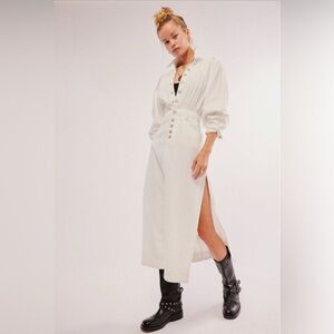 Free People Mad Love Denim Midi Dress
NWOT